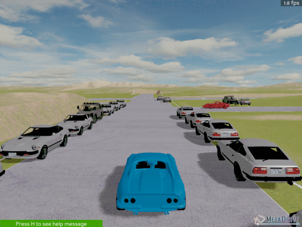 Left turn scenario 2