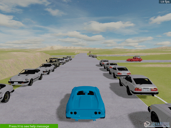 Left turn scenario 3